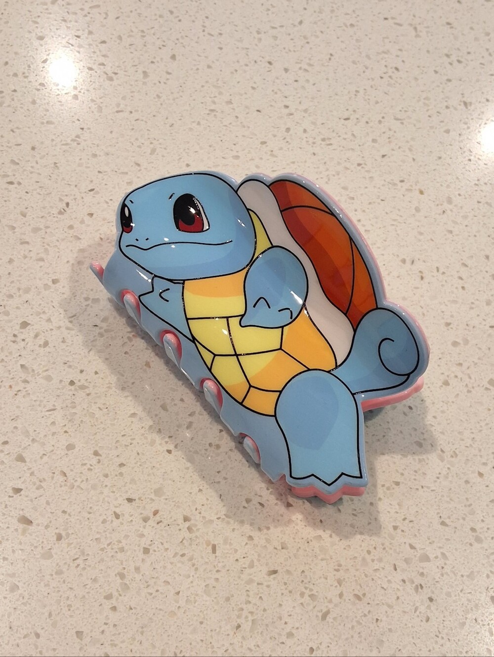 Squirtle Pokemon Character Hair Claw Hair Clip Hair Accesory, New